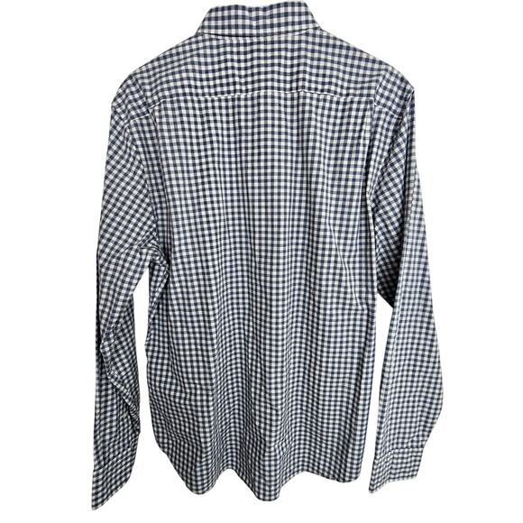 NEW Bonobos Dress Shirt Blue White Checker Button Down Shirt Men XL Slim Fit - Picture 9 of 9